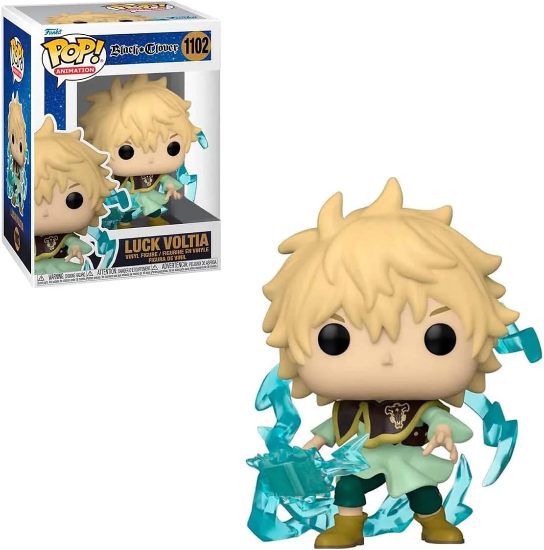 Funko Pop - Black Clover - Luck Voltia AAA Anime Exclusive Figure