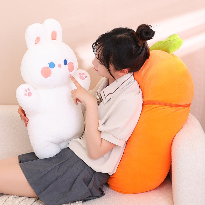 Kawaii Fruit Transform Bunny Plushie