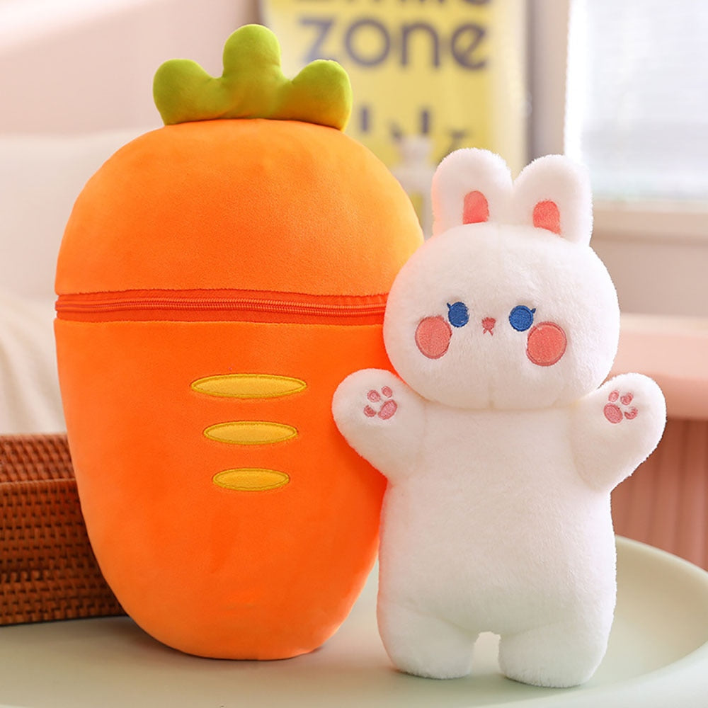 Kawaii Fruit Transform Bunny Plushie