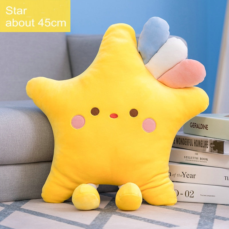 Kawaii Rainbow Star Plushie