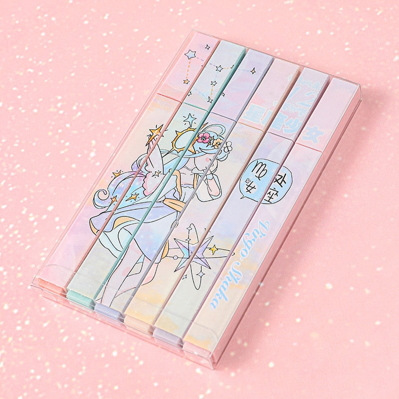Kawaii Constellation Highlighter Sets