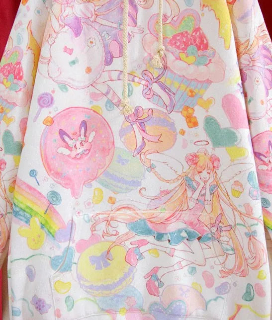 Kawaii Harajuku Pastel Sweets Hoodie