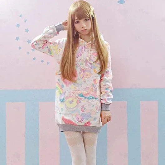 Kawaii Harajuku Pastel Sweets Hoodie