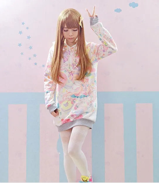 Kawaii Harajuku Pastel Sweets Hoodie