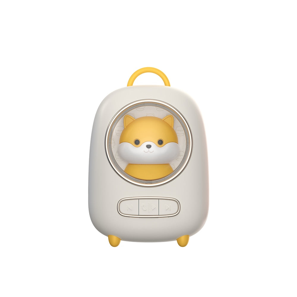 Shiba Inu Wireless Bluetooth Speaker in White
