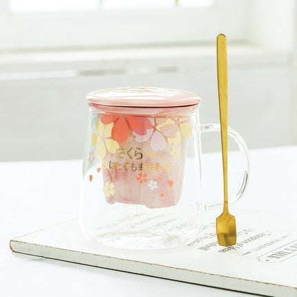Cherry Blossom Sakura Tea Infuser Cup