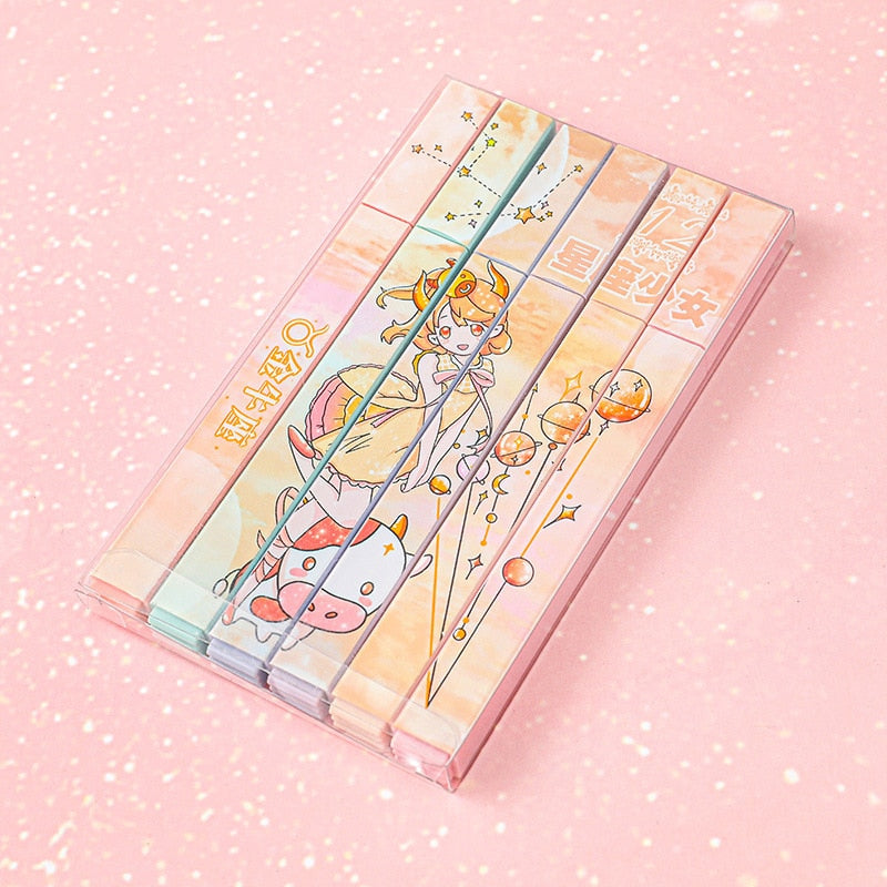 Kawaii Constellation Highlighter Sets