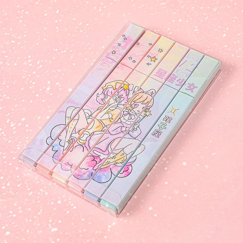 Kawaii Constellation Highlighter Set