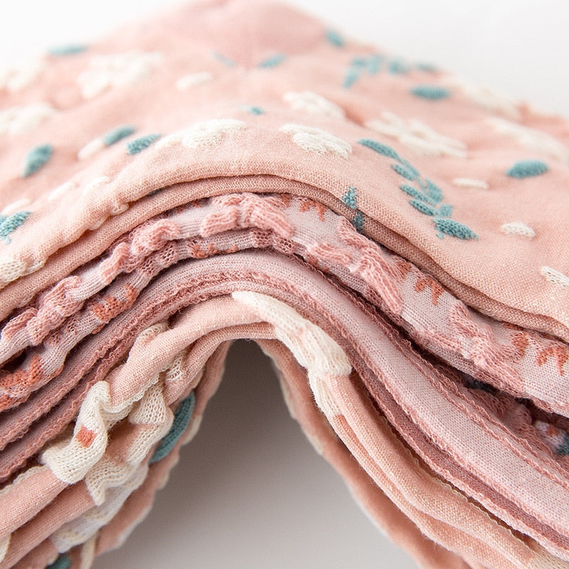 Kawaii Floral Embroidery Socks