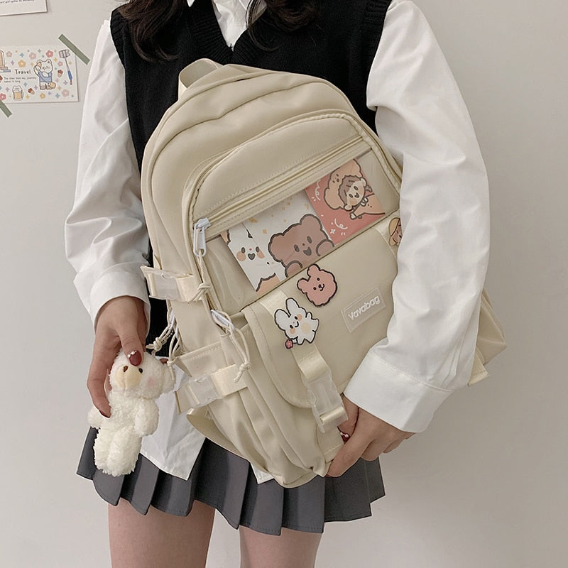 Kawaii Vavabag Backpack in Beige
