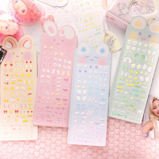 Kawaii Bunny Photo Card Stickers