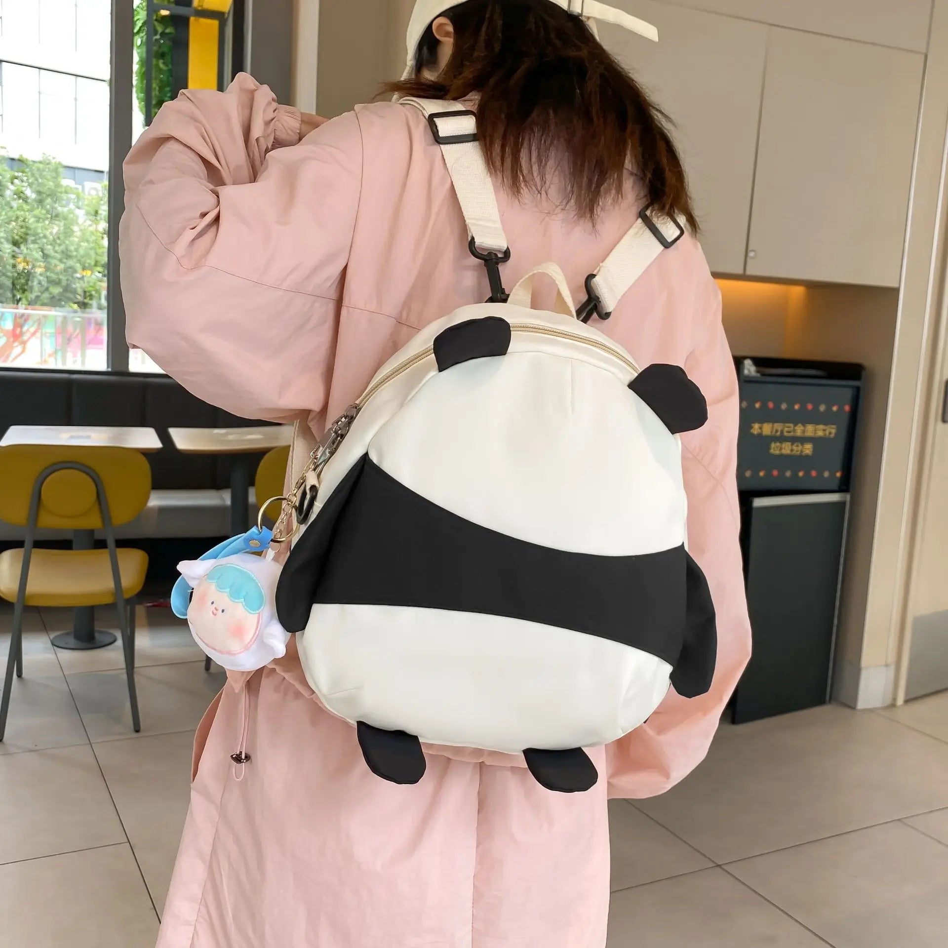 Cute Panda Backpack Kore Kawaii