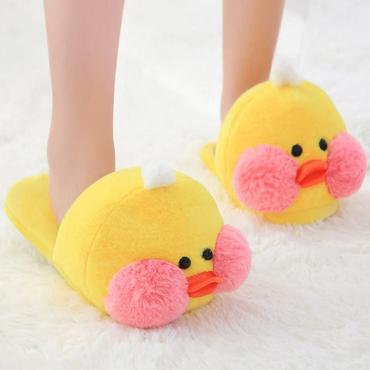 Plush Ducky Slippers