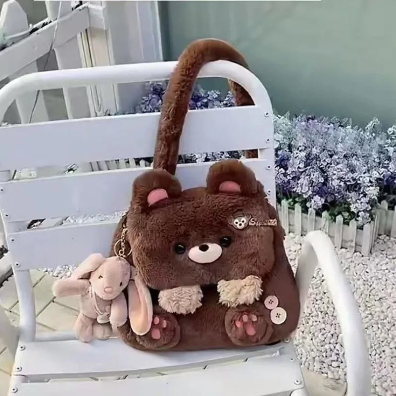 Kawaii Plush Teddy Bear Bag – Kore Kawaii