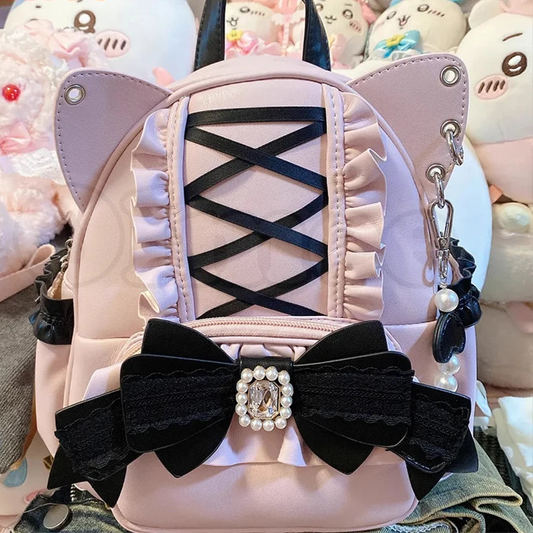 Pretty Pink Cat Backpack