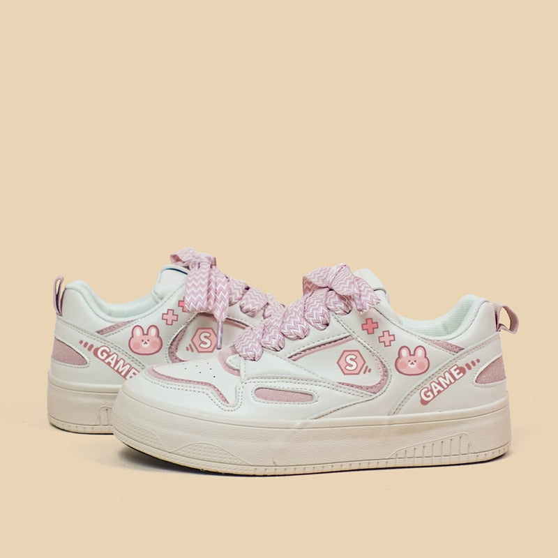 Kawaii Gamer Bunny Sneakers