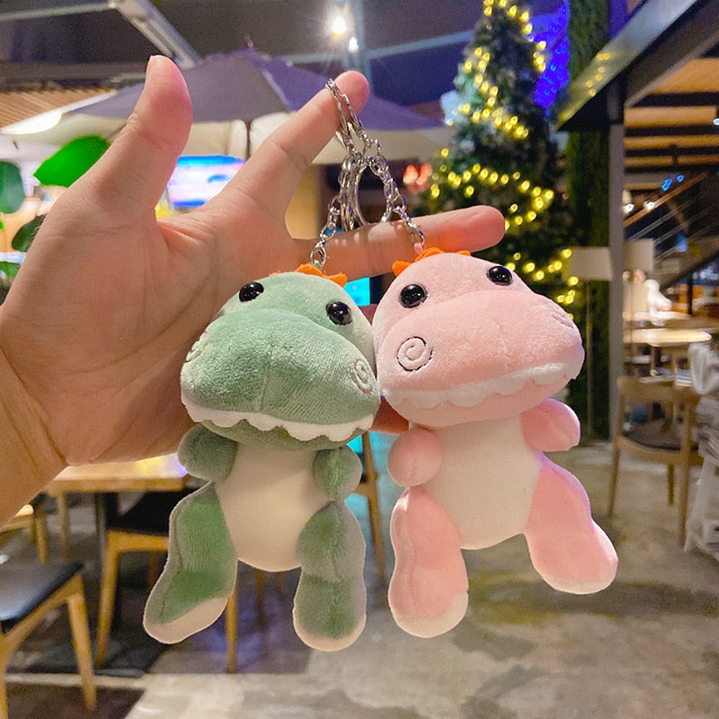 Plush Dinosaur Keychains