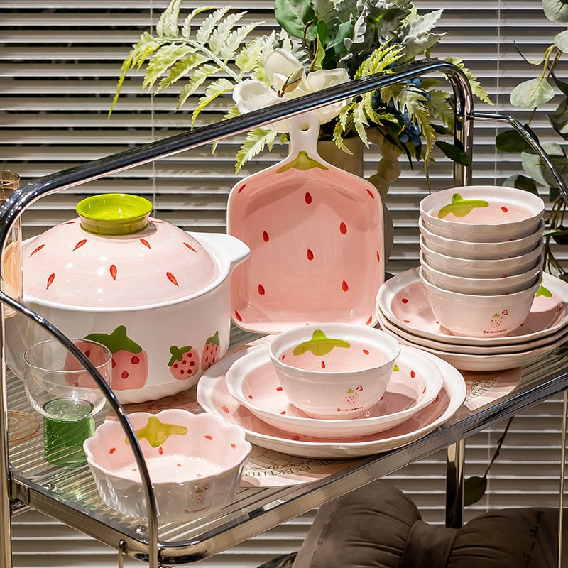 Strawberry Ceramic Tableware