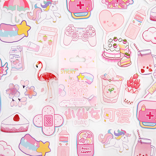 Kawaii 46Pcs/box Diary Stickers
