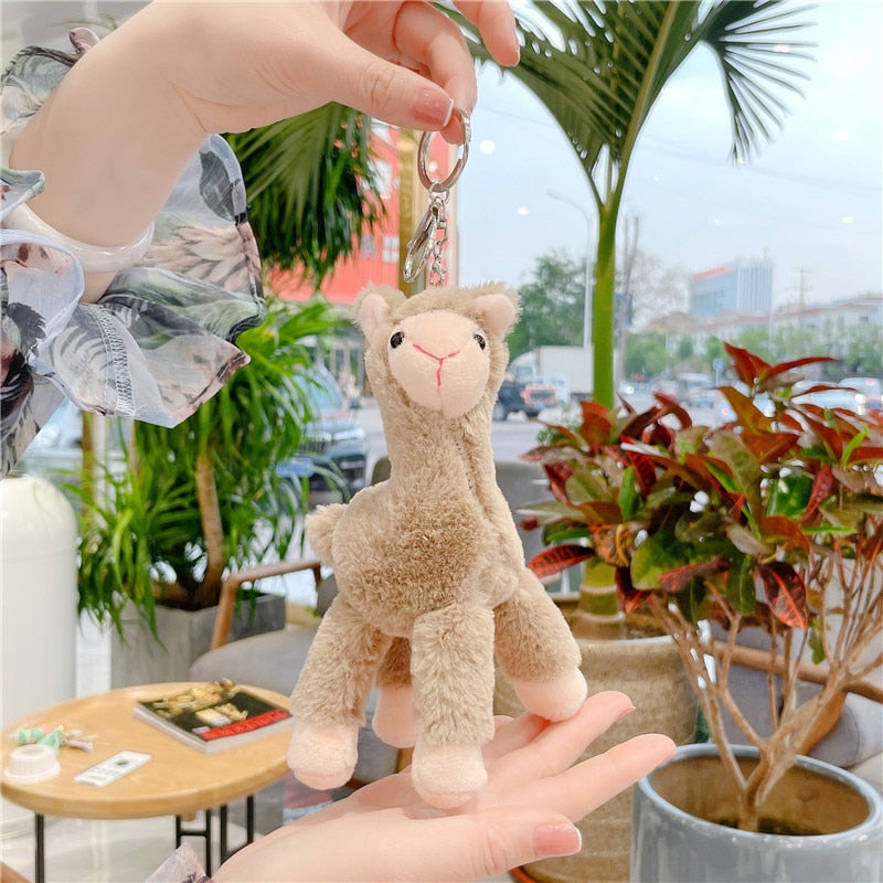 Alpaca Plushie Keychain