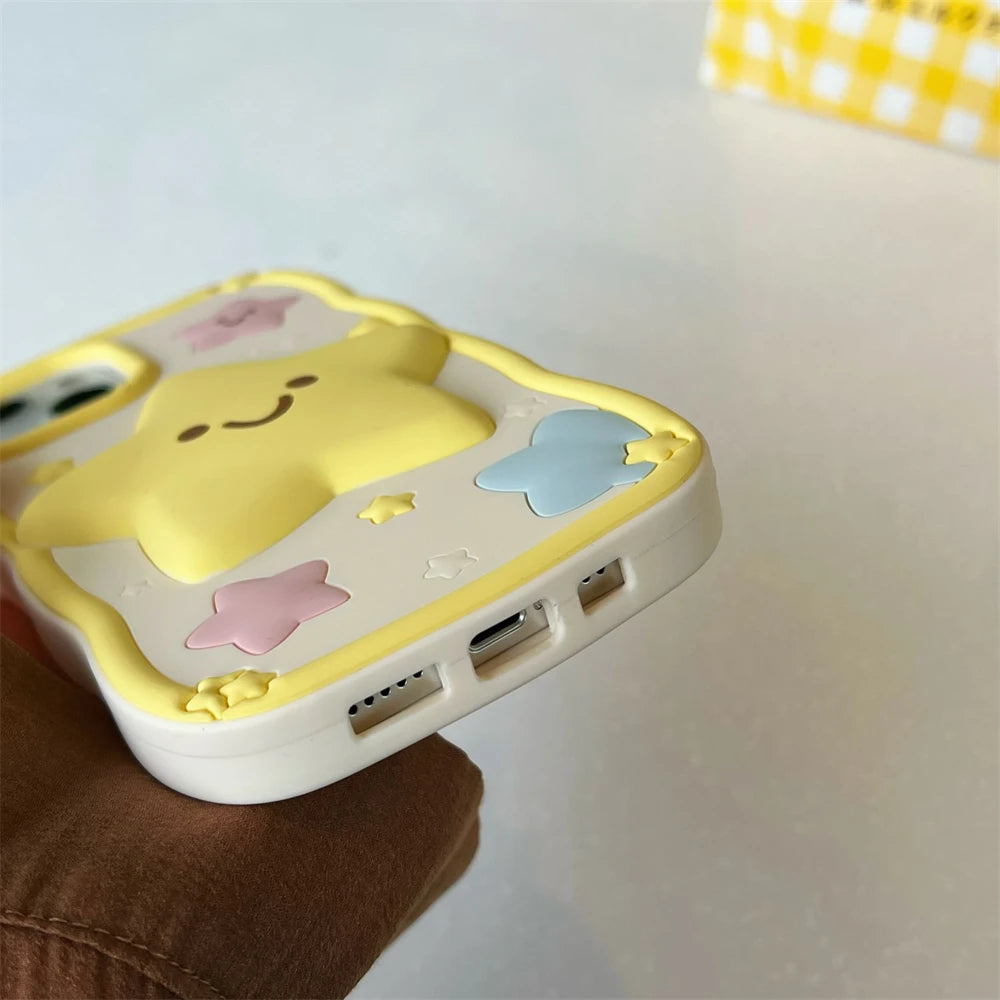 Kawaii Happy Star iPhone Case