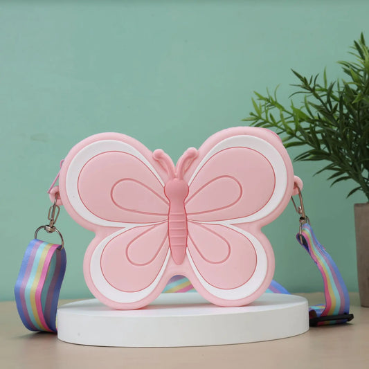 Kawaii Children's Silicone Butterfly Shoulder Bags