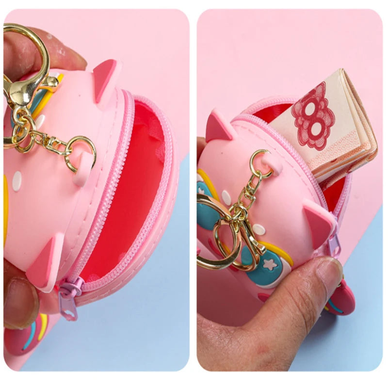 Inside Cute Cat Coin Purse