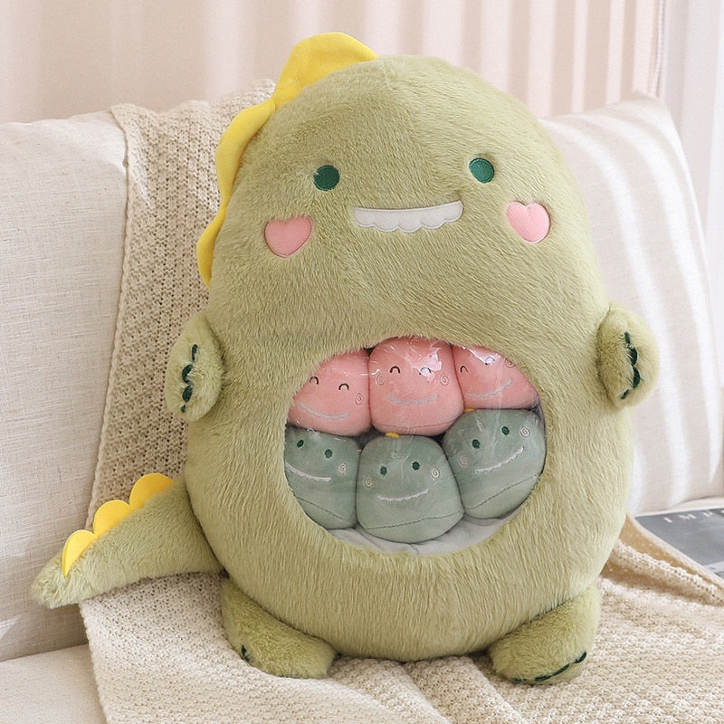 Kawaii Plush Dinosaur Pillow