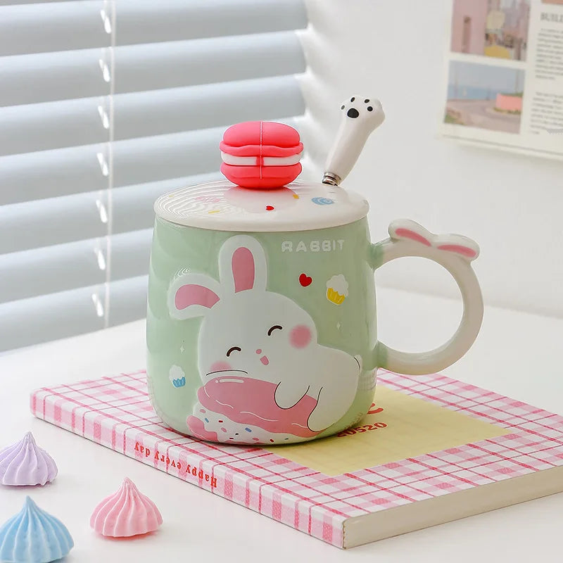 Macaron Bunny Mugs