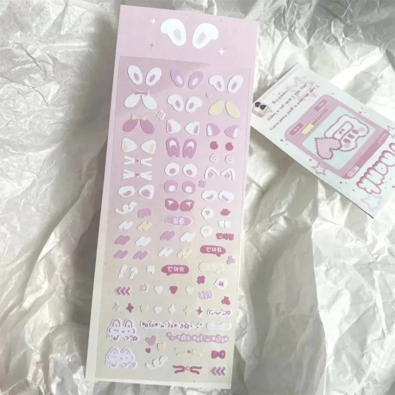 Kawaii Bunny Photo Card Stickers