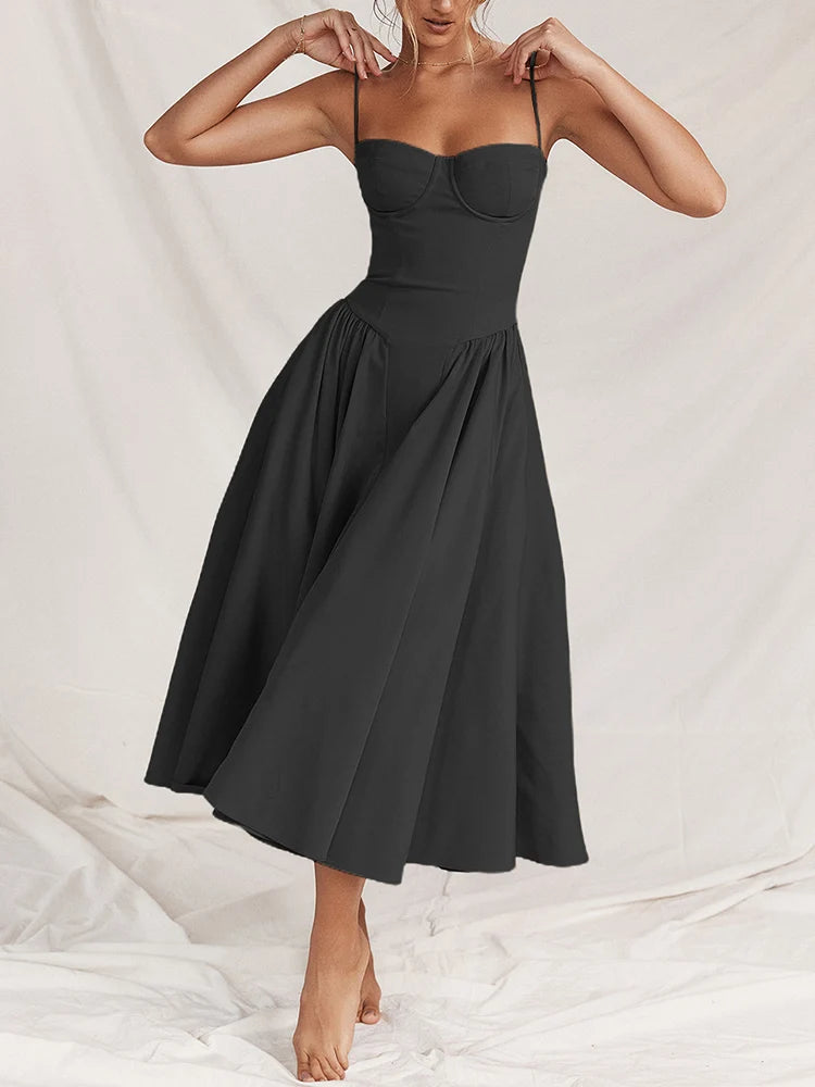 Black Coquette Cocktail Dress