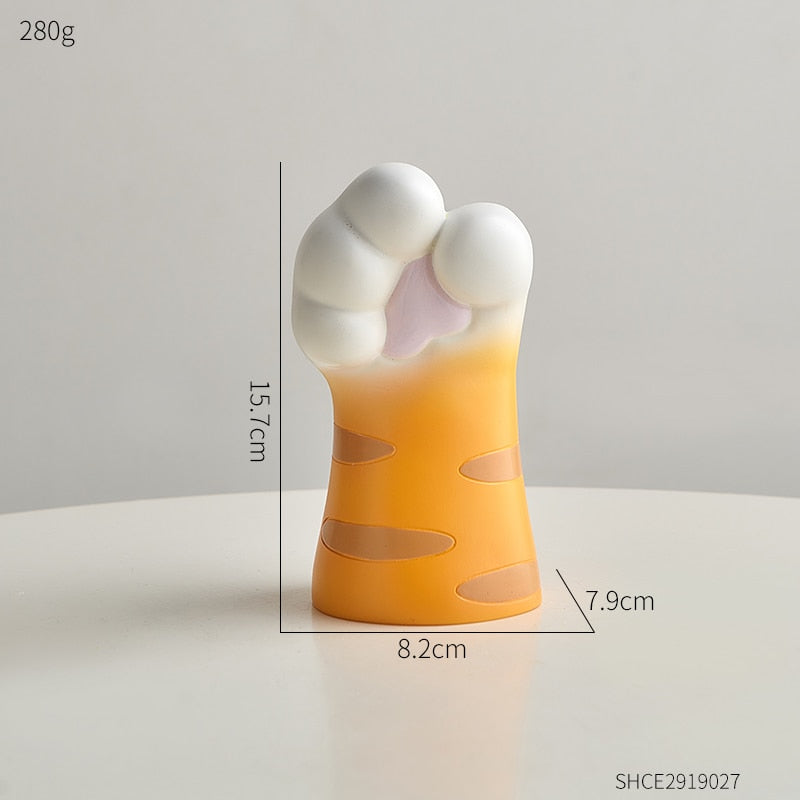 Kawaii Cat Paw Vase