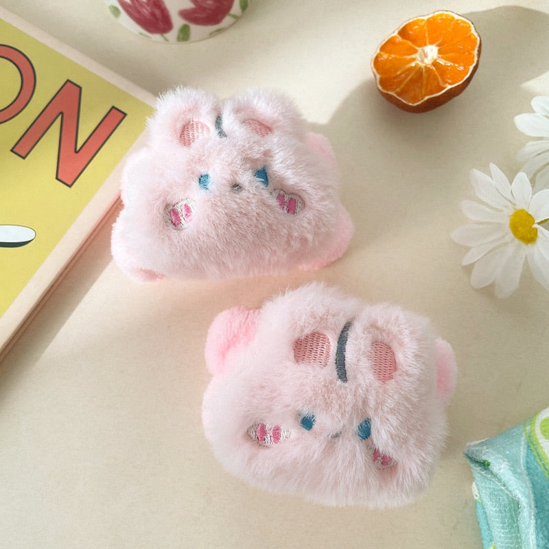 Kawaii Pink Bunny Face Wash Wrist Bands