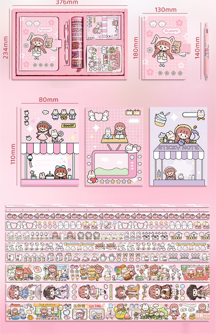 Kawaii Stationery Set
