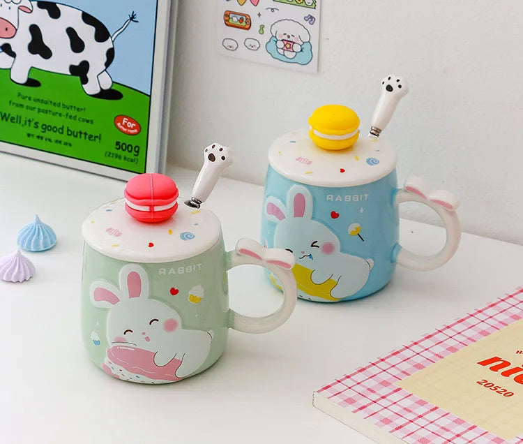 Macaron Bunny Mugs