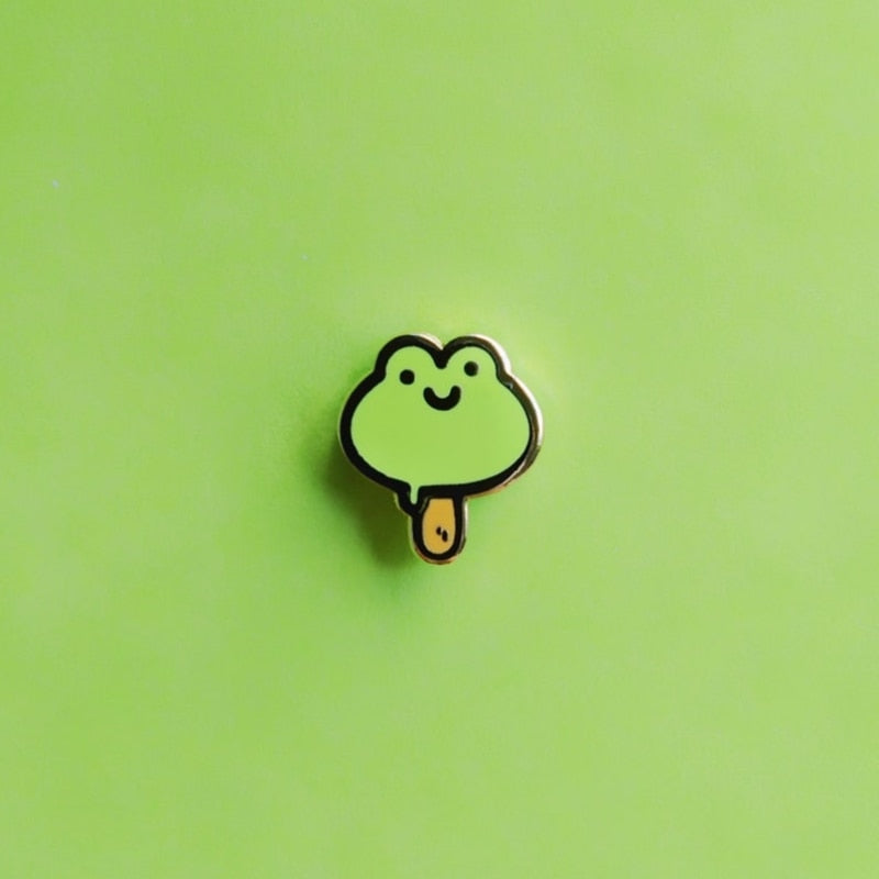 Kawaii Frog Enamel Pins
