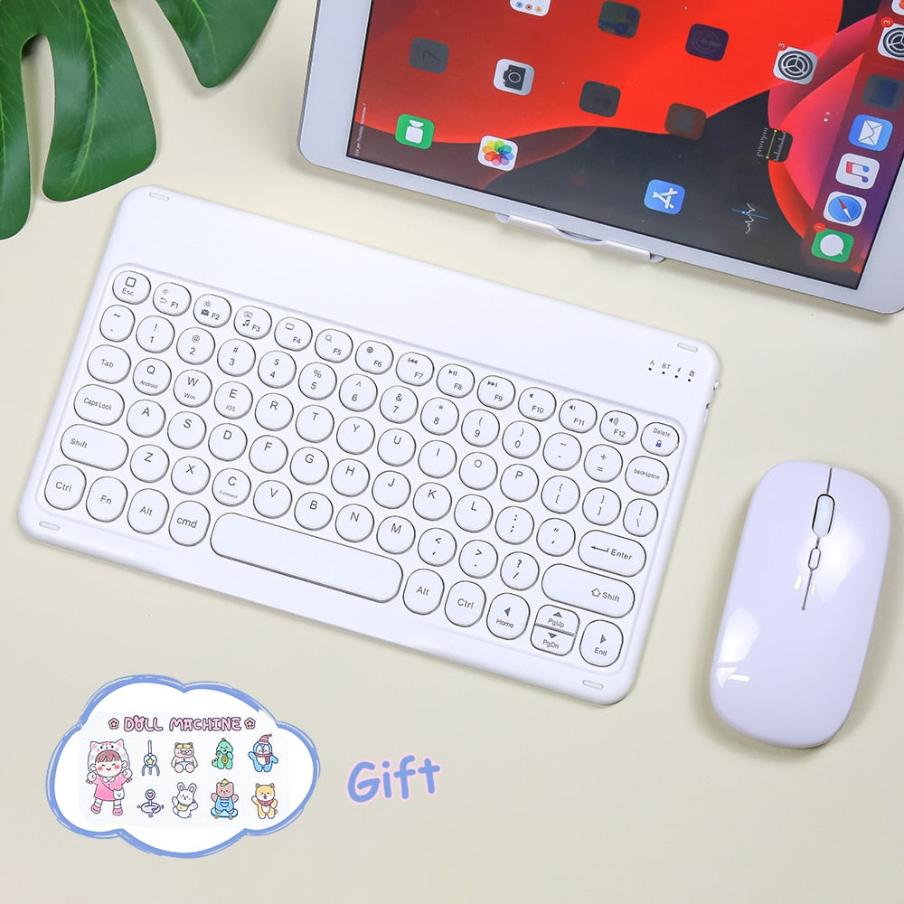 Kawaii Pastel Wireless iPad Keyboard & Mouse