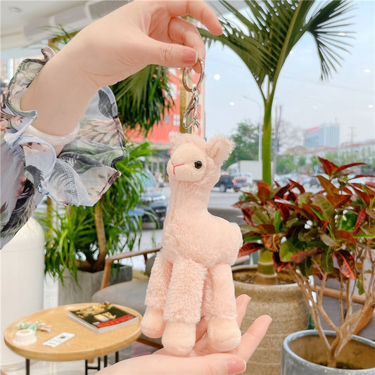 Alpaca Plushie Keychain