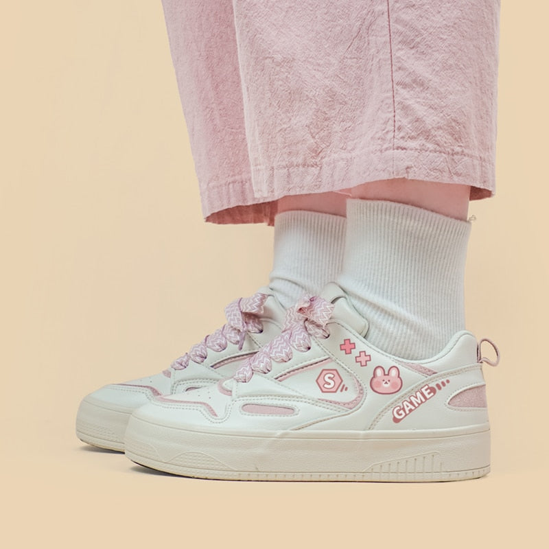 Kawaii Gamer Bunny Sneakers