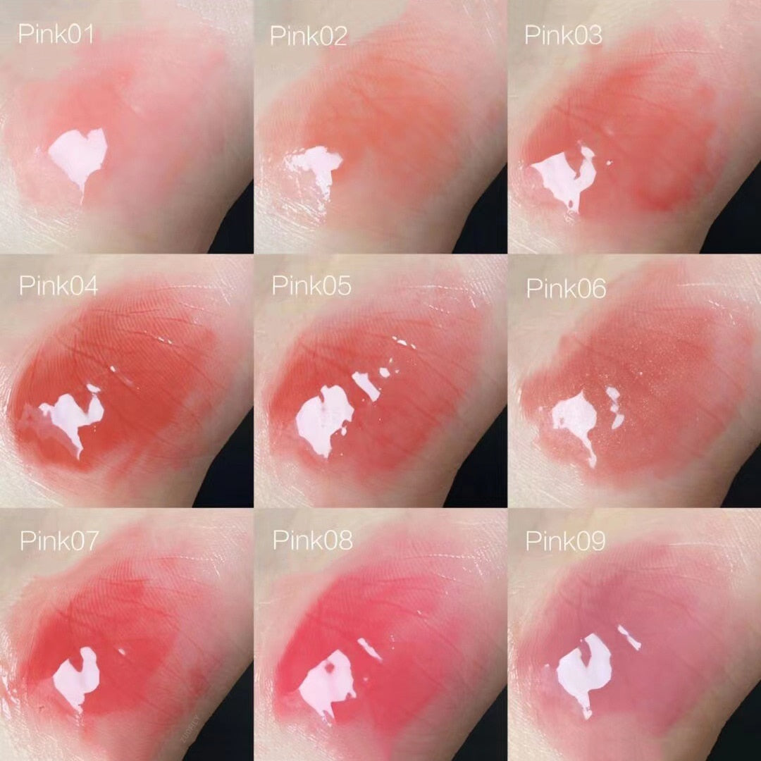 Kawaii Moisturizing Tinted Lip Gloss Swatches