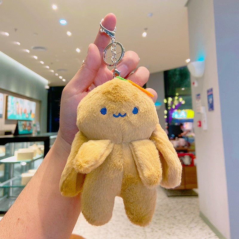 Kawaii Plush Bunny Keychain