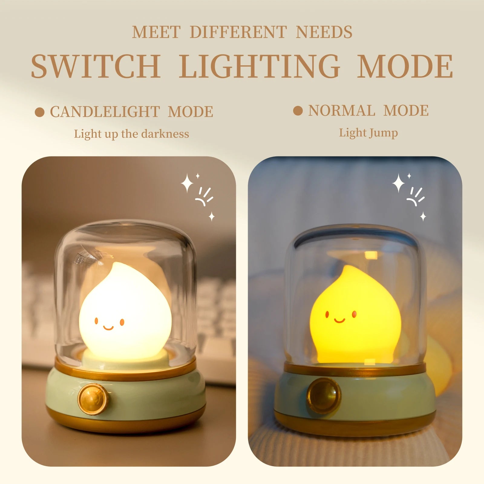 Kawaii Flame Night Light