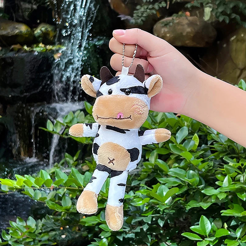 Cow Plush Pendant Keychain