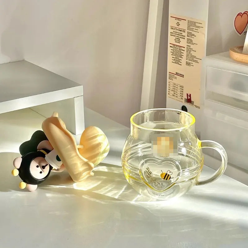 Kawaii Bear Bee Honey Pot Tea Infuser Mug