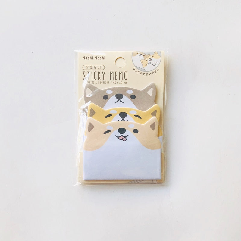 Kawaii Shiba Inu Sticky Notes