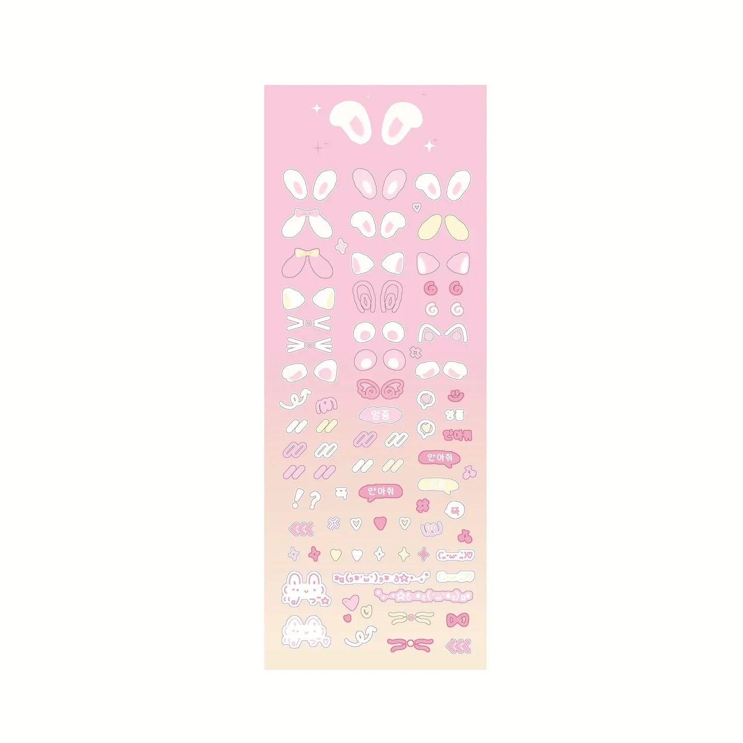 Kawaii Bunny Photo Card Stickers