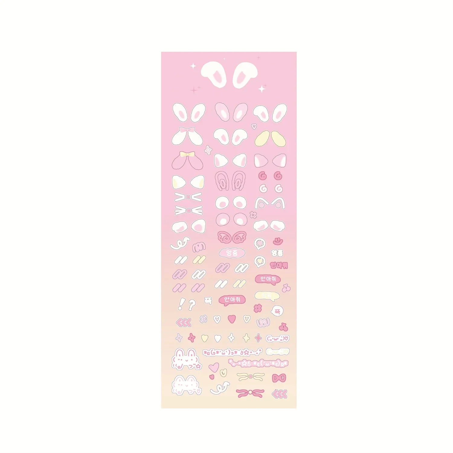 Kawaii Bunny Photo Card Stickers