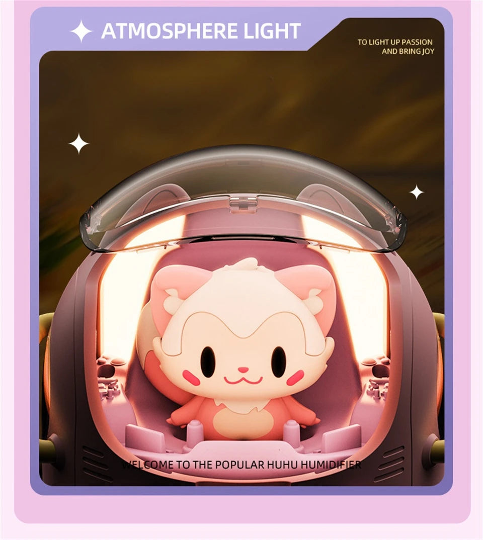 Mecha Cat Air Humidifier Night Light