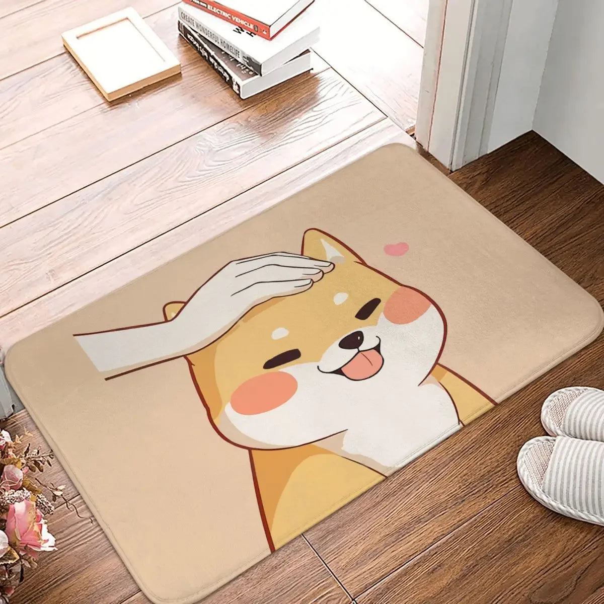 Kawaii Shiba Inu Doormats