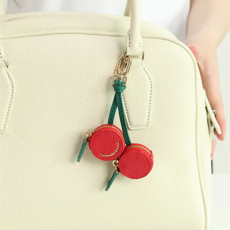 Cute Cherries Coin Purse Key Chain